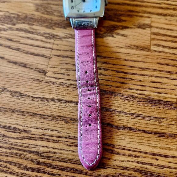 BRIGHTON "Orchard" Leather And Silver Watch GARDEN GIRL! - Picture 5 of 12